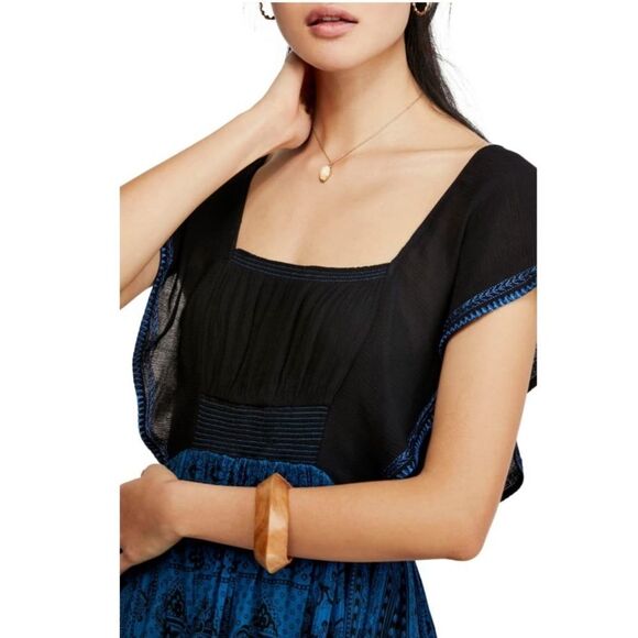 NWT FREE PEOPLE In Search Of Paradise Midi Dress - Picture 4 of 6